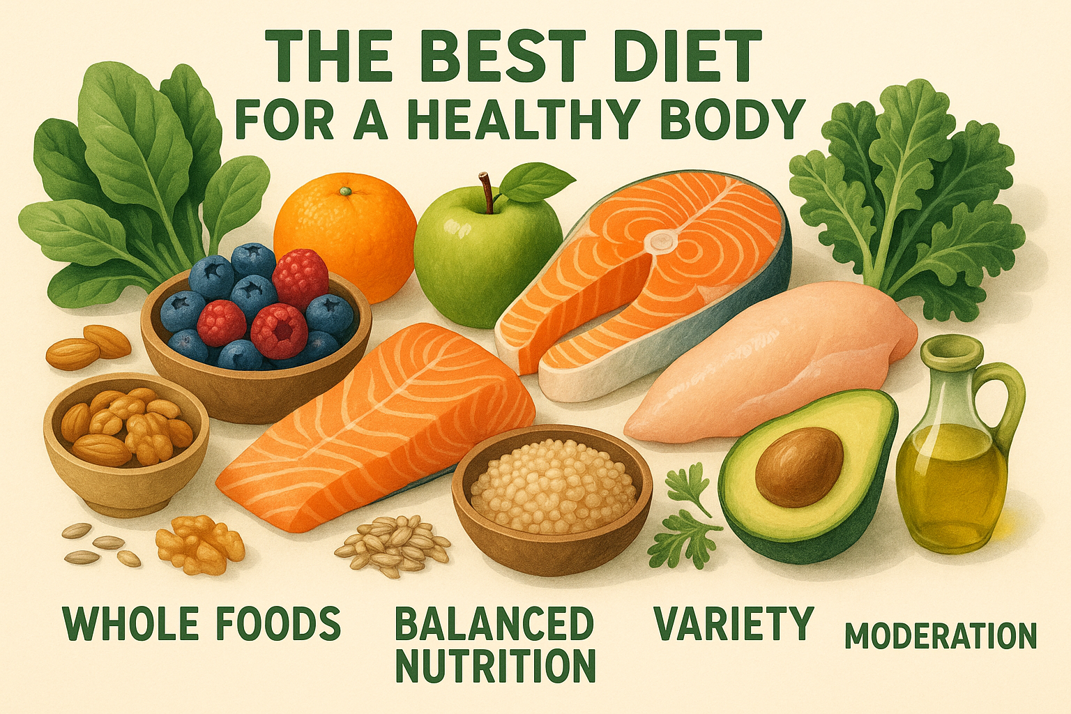 The Best Diet for a Healthy Human Body