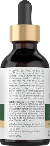 Carlyle Organic Oil of Oregano Liquid Drops | 2 fl oz | Vegan Herbal Supplement | Non-GMO, Gluten Free