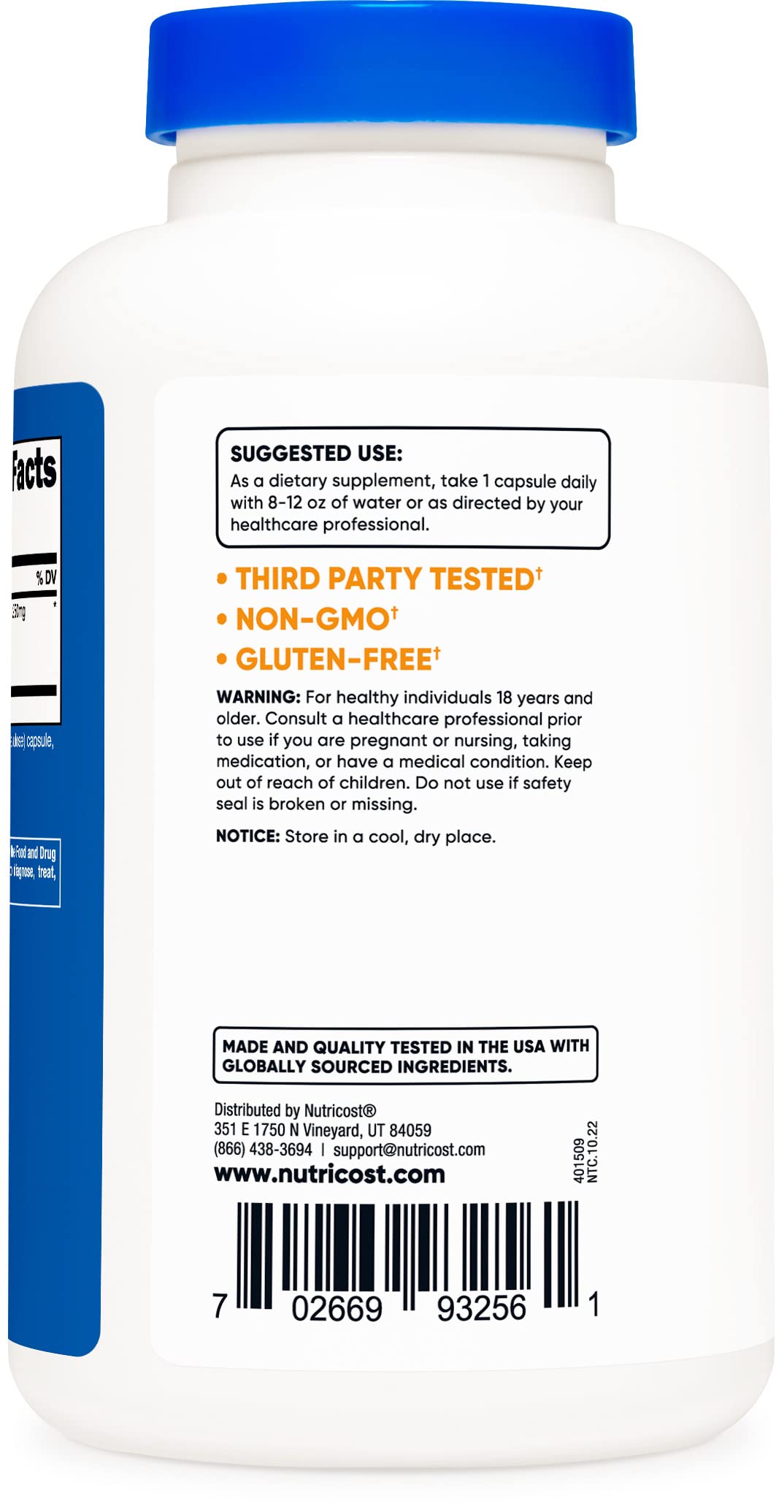 Nutricost Milk Thistle 1,000mg Equivalent, 240 Capsules - 250mg of 4:1 Extract - Vegan, Non-GMO and Gluten Free