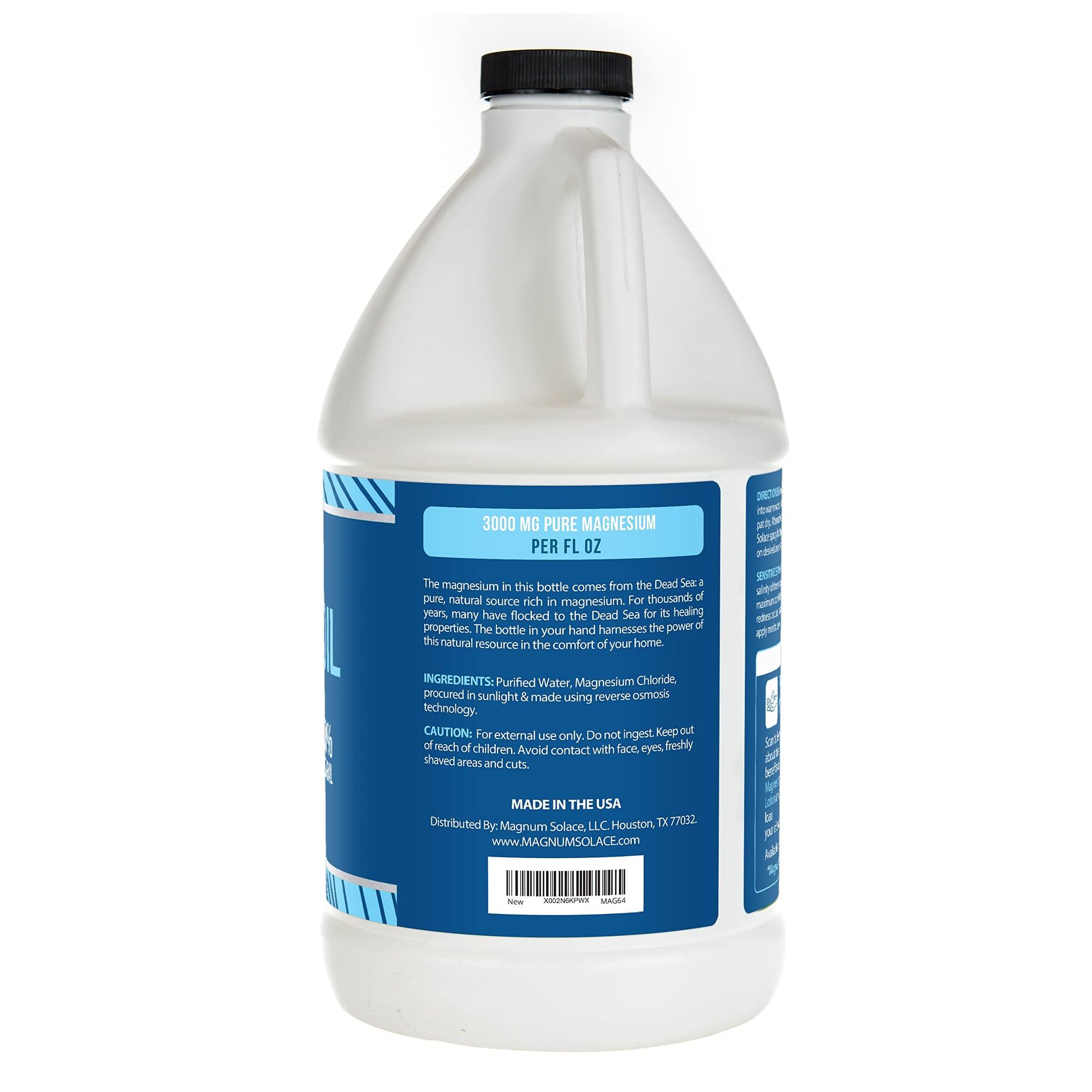 Pure Magnesium Oil Spray - 100% Natural Magnesium Spray - Sourced from The Dead Sea Topical Magnesium