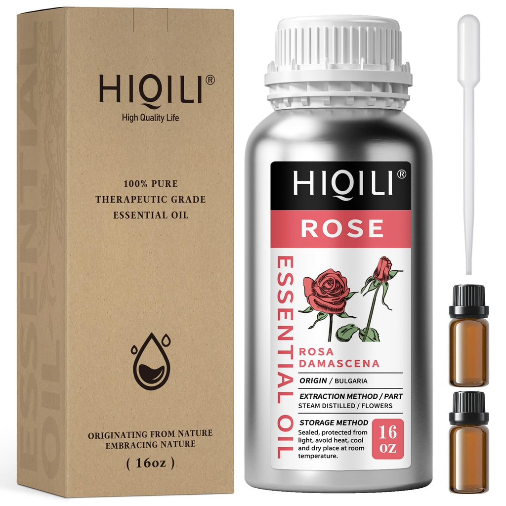 HIQILI Black Pepper Essential Oil for Aromatherapy & Diffuser - Natural Spicy & Warming Scent - Therapeutic Grade - 3.38 Fl Oz