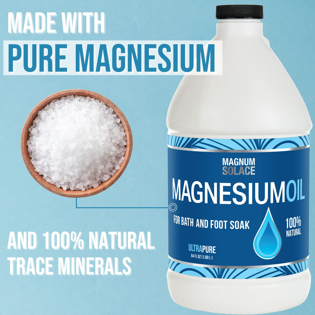 Pure Magnesium Oil Spray - 100% Natural Magnesium Spray - Sourced from The Dead Sea Topical Magnesium